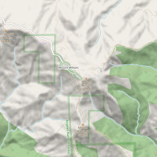 OpenStreetMap map of KLCS-TV (Los Angeles), CA