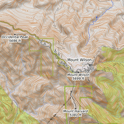 OpenTopoMap map of KHSC-TV (Ontario), CA