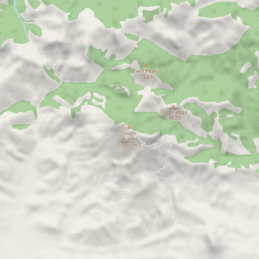 OpenStreetMap map of KCEO-TV (Oroville), CA