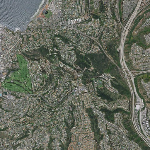 Aerial imagery of KFMB-TV (San Diego), CA
