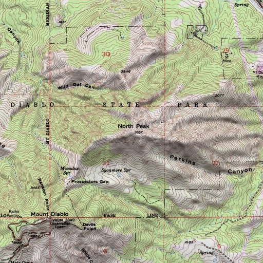 USGS 24K topo map of KFTL-TV (Stockton), CA