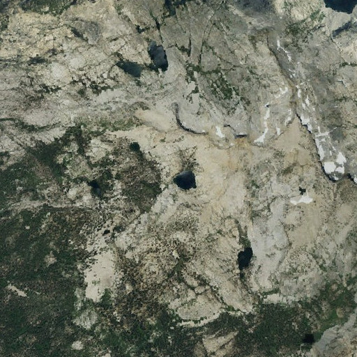 Aerial imagery of Smith Lake 1-028 Dam, CA