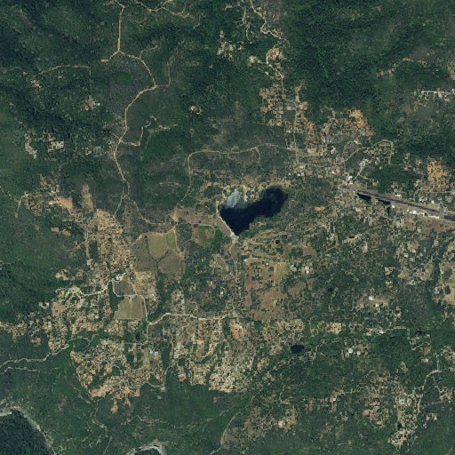 Aerial imagery of Finnon Lake 1-034 Dam, CA