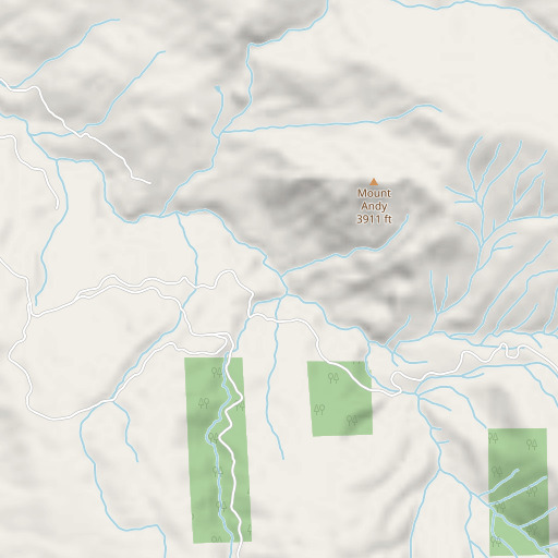 OpenStreetMap map of Benbow 1-041 Dam, CA