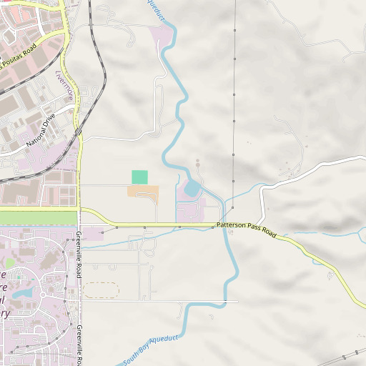 OpenStreetMap map of Patterson 1-062 Dam, CA