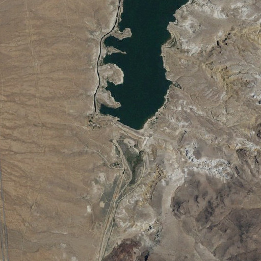 Aerial imagery of Haiwee 6-024 Dam, CA
