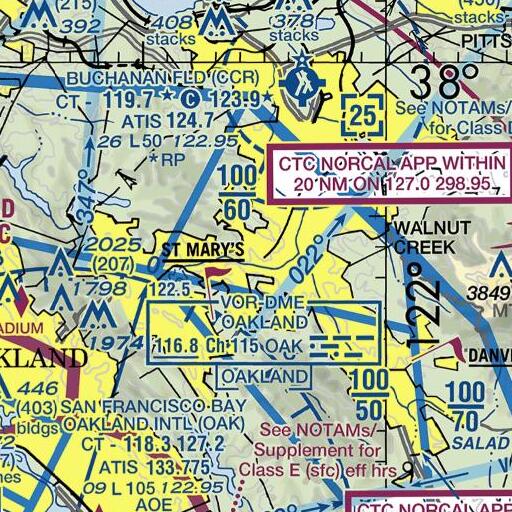 FAA VFR chart of Leland 31-021 Dam, CA