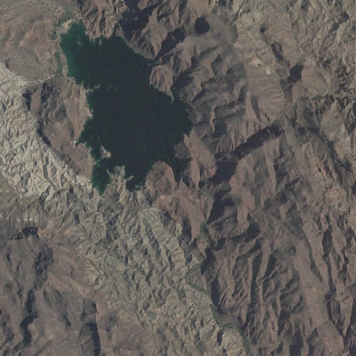 Aerial imagery of Copper Basin 35-003 Dam, CA