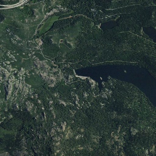 Aerial imagery of Lake Valley 97-032 Dam, CA