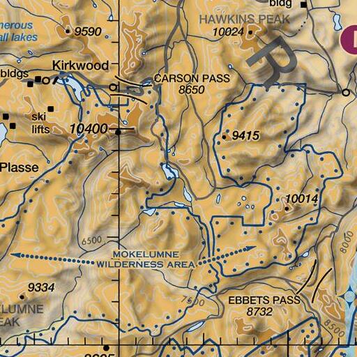 FAA VFR chart of Upper Blue Creek 97-070 Dam, CA