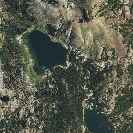 Aerial imagery of Upper Blue Creek 97-070 Dam, CA