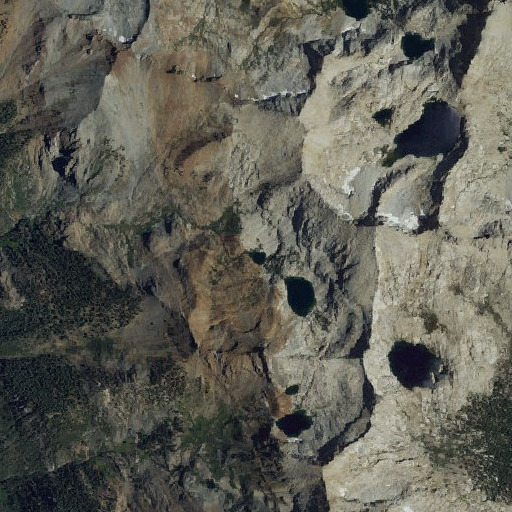 Aerial imagery of Upper Monarch Lake 104-020 Dam, CA