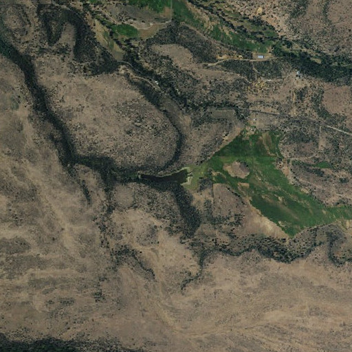 Aerial imagery of Porter Reservoir, CA