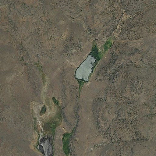 Aerial imagery of Coon Camp 249 Dam, CA