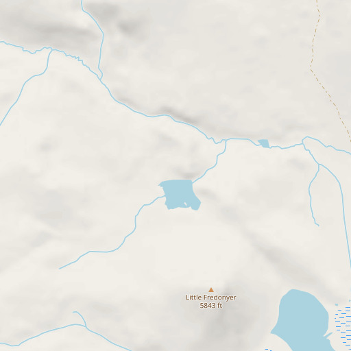 OpenStreetMap map of Fredonia 249-002 Dam, CA