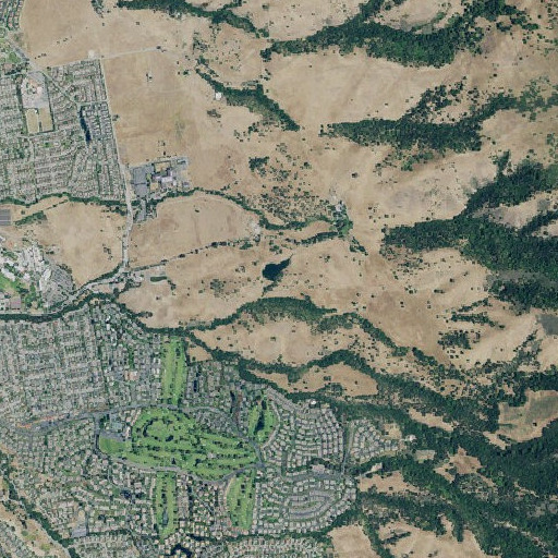 Aerial imagery of Kuhn 624 Dam, CA
