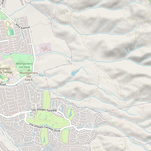 OpenStreetMap map of Kuhn 624 Dam, CA