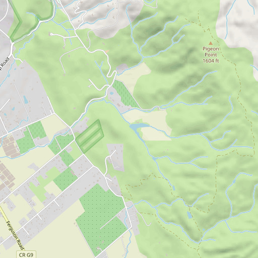 OpenStreetMap map of Peabody 627 Dam, CA