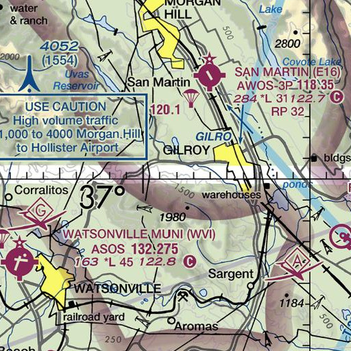 FAA VFR chart of Sprig Lake, CA