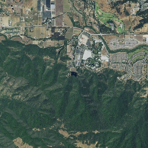 Aerial imagery of Sprig Lake, CA