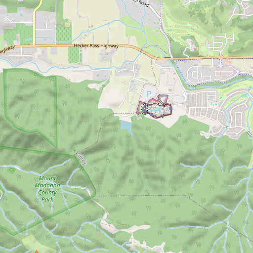 OpenStreetMap map of Sprig Lake, CA