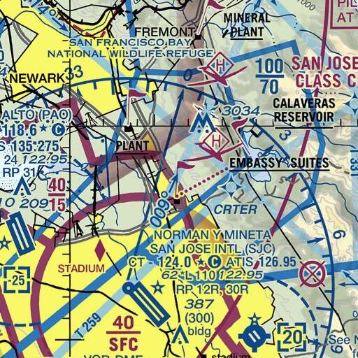FAA VFR chart of Higuera 629 Dam, CA