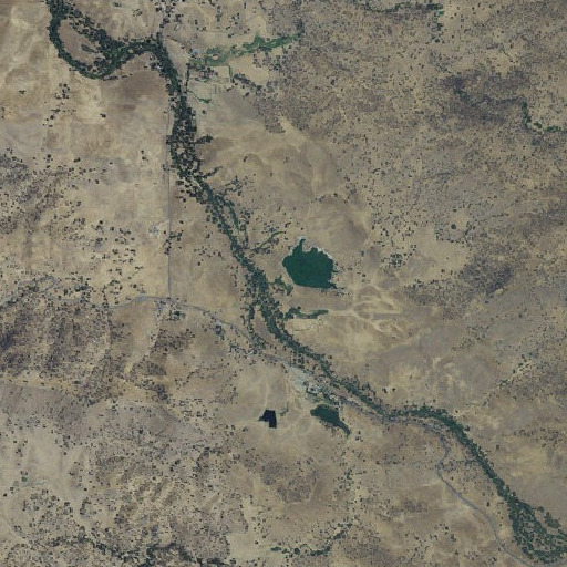 Aerial imagery of Larson 712 Dam, CA