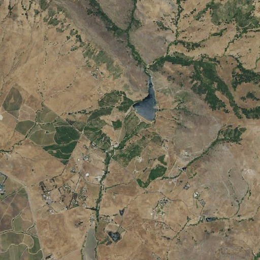 Aerial imagery of Righetti 743 Dam, CA