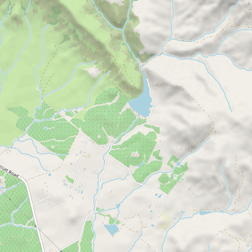OpenStreetMap map of Righetti 743 Dam, CA