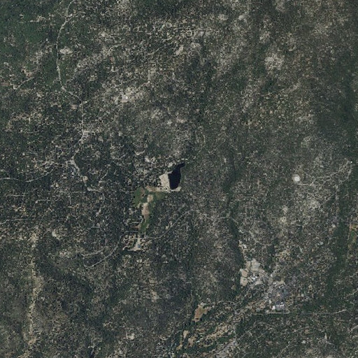 Aerial imagery of Foster 827 Dam, CA