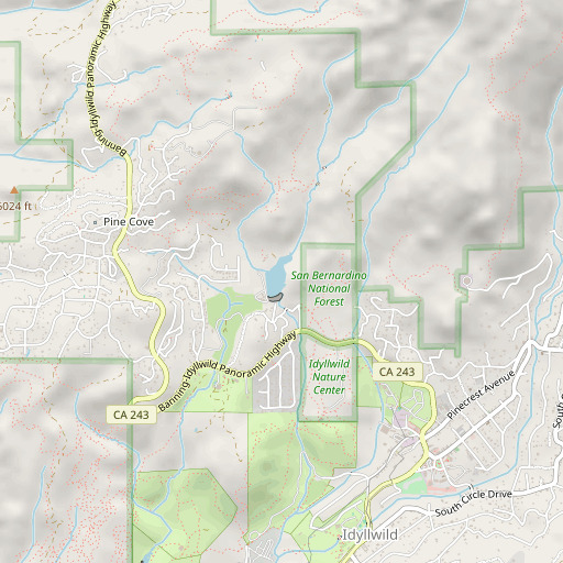OpenStreetMap map of Foster 827 Dam, CA