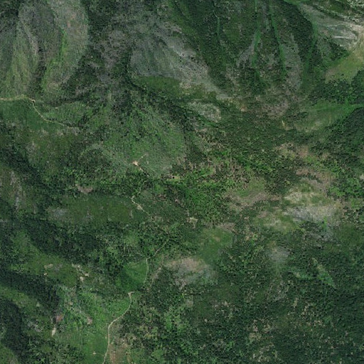 Aerial imagery of Clems Camp, CA