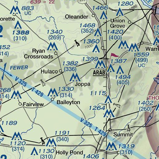 FAA VFR chart of Joppa Post Office, AL