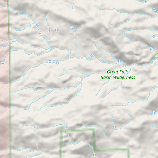 OpenStreetMap map of Willow Spring, CA