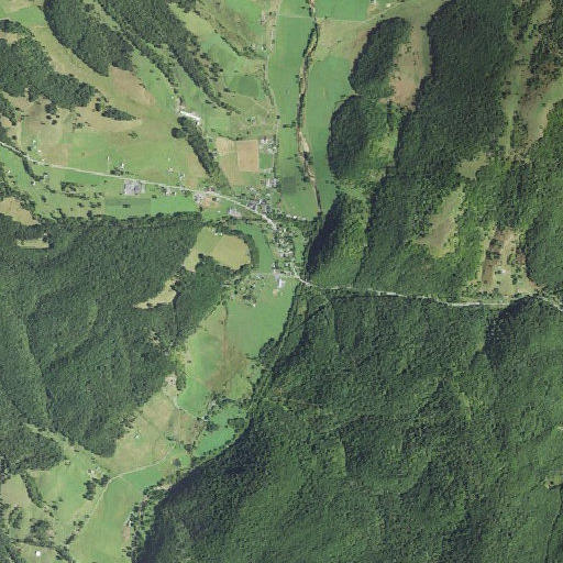 Aerial imagery of McDowell High School, VA