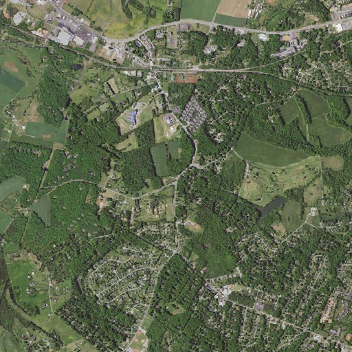 Aerial imagery of Hutter School (historical), VA