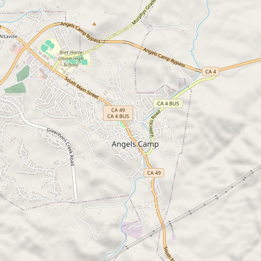 OpenStreetMap map of Stickles Mine, CA