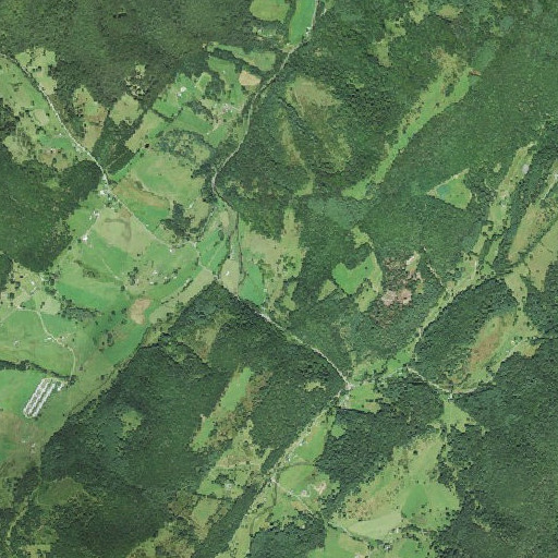 Aerial imagery of Mitchell Farm Spring, WV