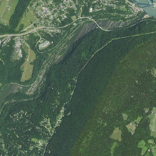 Aerial imagery of Klein Spring, WV