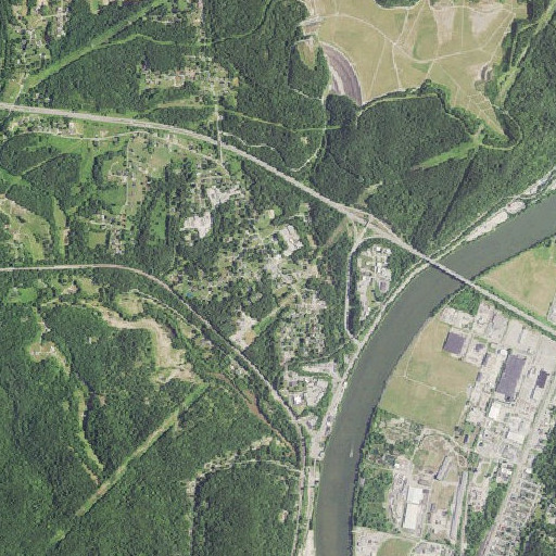 Aerial imagery of Jones Spring, WV