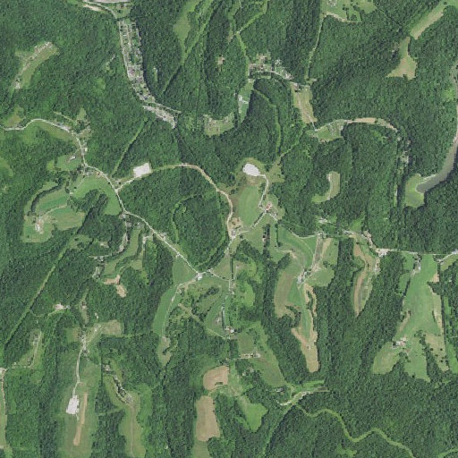 Aerial imagery of Glauser Spring, WV