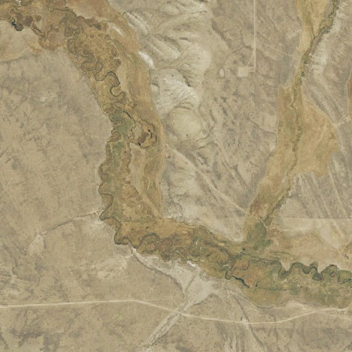Aerial imagery of Ballinger Prospect, CO