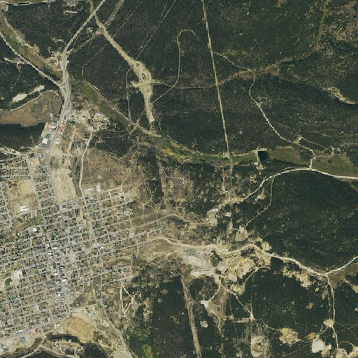 Aerial imagery of Daly Mine, CO