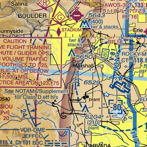 FAA VFR chart of Premier Mine, CO