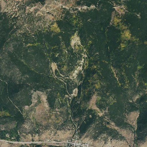 Aerial imagery of Benton Mine, CO
