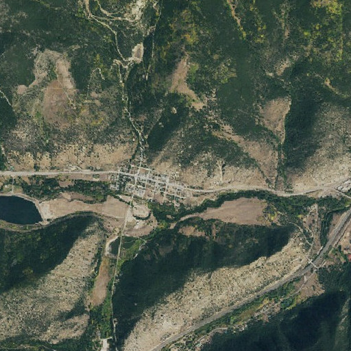 Aerial imagery of Mint Mine, CO