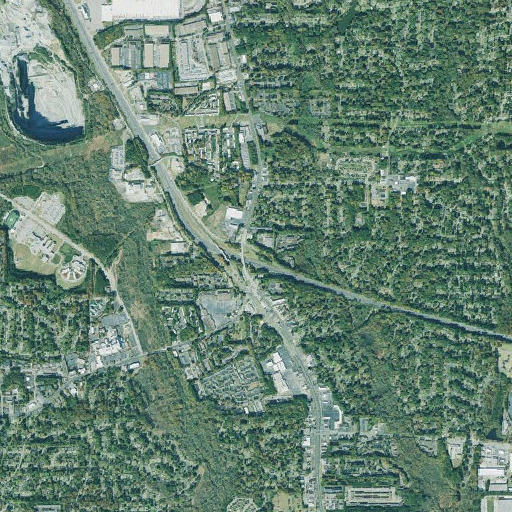 Aerial imagery of Exit 77, GA