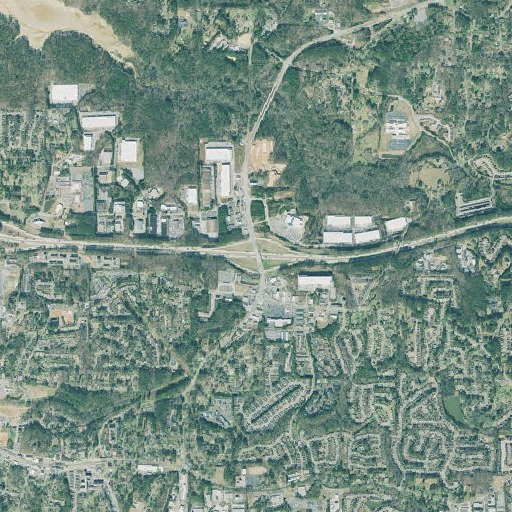 Aerial imagery of Interchange 120, GA