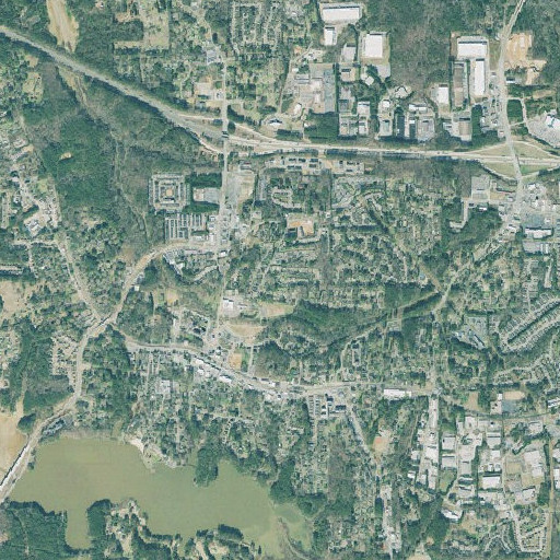 Aerial imagery of Logan Trace, GA