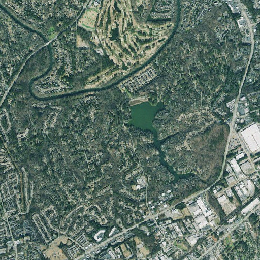 Aerial imagery of Berkeley Chapel, GA